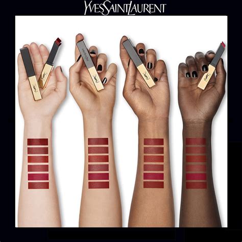 rouge a levre mat yves saint laurent|Rouge Pur Couture The Slim .